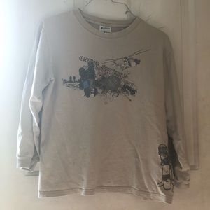 Columbia shirt size youth large